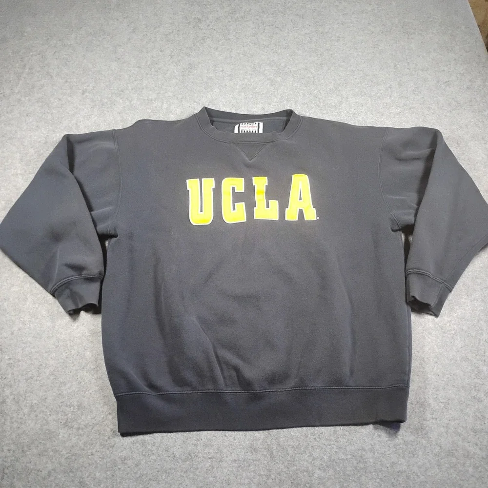 Foot Locker UCLA Bruins Sweatshirt Mens Large Black Crewneck Team Edition‎ NCAA
